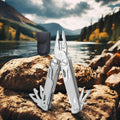 18 1 Industrial Survival Pocket Multitool Stainless Steel Full Locking Folding Pliers Blade Screwdriver File for Camping Gifts