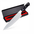 Professional 8-Inch German Stainless Steel Japanese Kitchen Chef Knife Wooden Handle Handmade Carbon Steel Gift Box Included