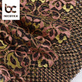Cheap Wholesale Gold Embroidery Lace Fabric Floral Nylon Lace Fabric for Dress