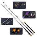 Lurekiller Super Hard Trolling Fishing Rods 80-150lbs 1.5 Sections Carbon Fiber Deep Sea Saltwater Boat Fishing Rod Pole