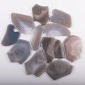 Diy SPA Scraping Massage Tools Natural Crystal Healing Stone Scraper Board Agate Jade Gua Sha Board Gemstone