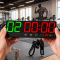 CHEETIE CP28A Green Red Small Home Gym Timer Clock Stopwatch Workout Interval Timer Rechargeable Battery ABS Dumbbell Accessory