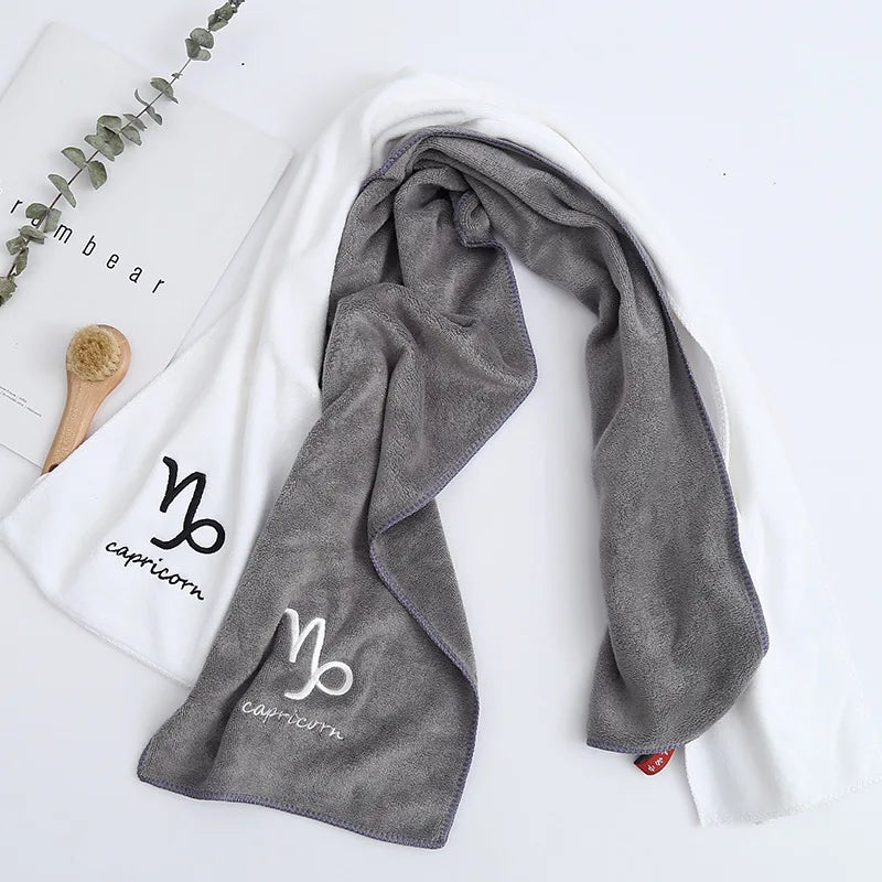 Microfiber Eco-Friendly Child-Proof Gym Towel Custom Logo Quick Dry Fitness Superstrong Absorption Embroidered Technique Sports
