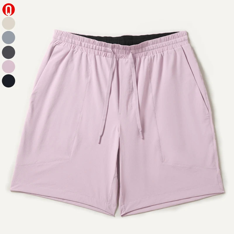 Hot Selling 2024 Sweat-wicking Men Fitness Nylon Training Shorts Outdoor Blank Sports Running Drawstring Shorts With Pockets MegaBDM