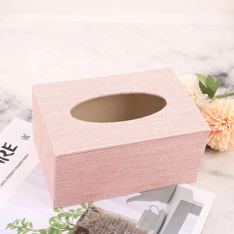 Home Rectangular Tissue Paper Napkin Box case Household Office Holder Tissue Box
