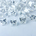 Wholesale Customized Size DE Color Princess Cut Loose Moissanite Stone Flawless VVS Certified by GRA