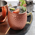 Factory Direct Moscow Mule Copper Mugs Beer Cup Box Gift Set New Arrival Copper Mug Antique Hammered Moscow Mule Mug for Beer