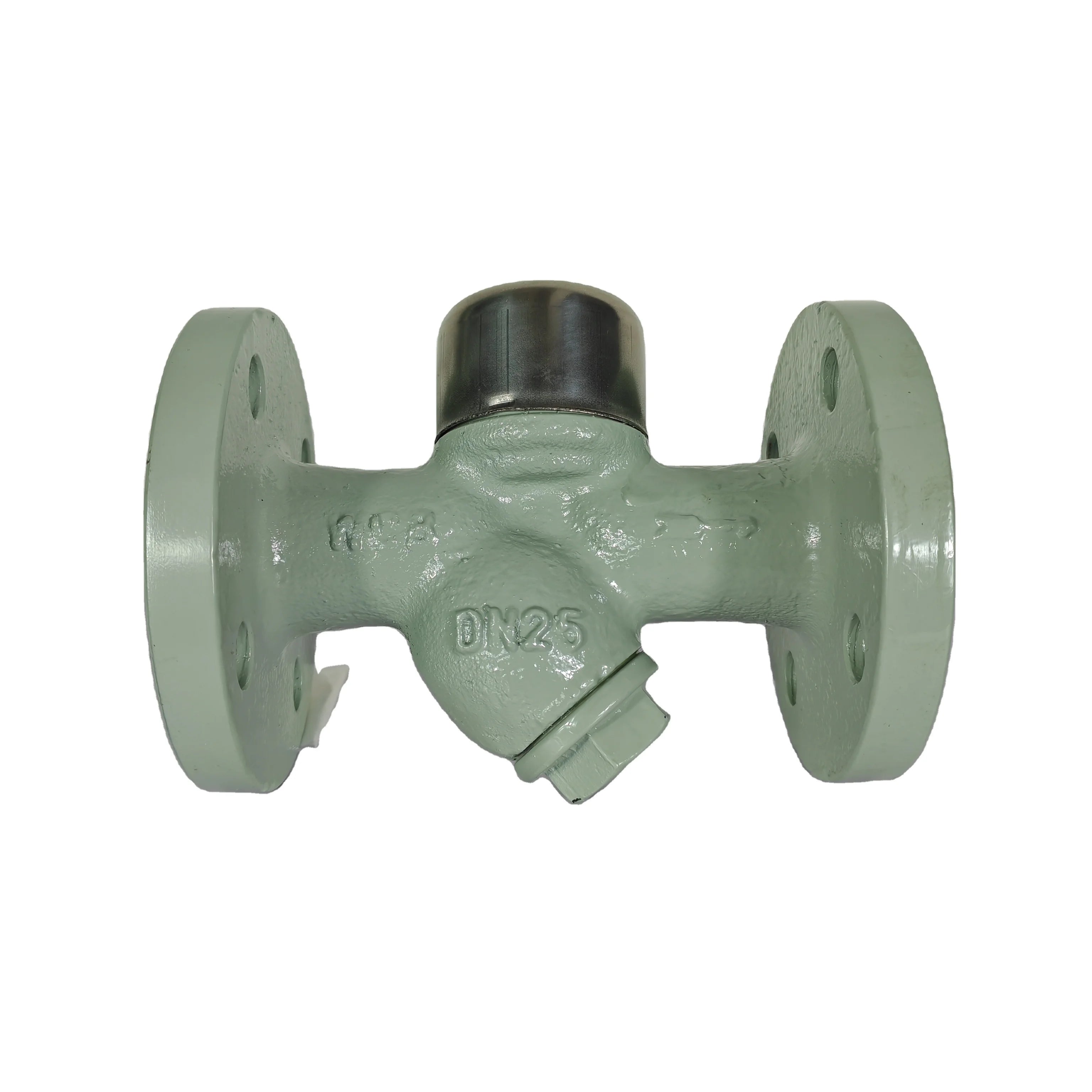 CNJS CS49-H Manual Stainless Steel Thermodynamic Y Type Flange Steam Trap Valve 16K for Water Applications