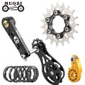 MUQZI Bike Cassette Conversion Kit 12t-22t Single Speed Cassette Cog and Chain Tensioner for MTB Road Bicycle
