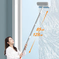 DOOSO Long Handle Spraying Window Cleaner Rubber Car Window Washer Tool Plastic Microfiber Scrapers