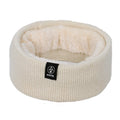 Winter Men's Acrylic Reversible Sweat-Wicking Short Double Layer Plain Fleece Knitted Tubular Neck Warmer Scarf MegaBDM