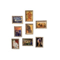 Creative Retro Refrigerator Magnet 3D World Famous Painting Resin Magnetic Fridge Stickers
