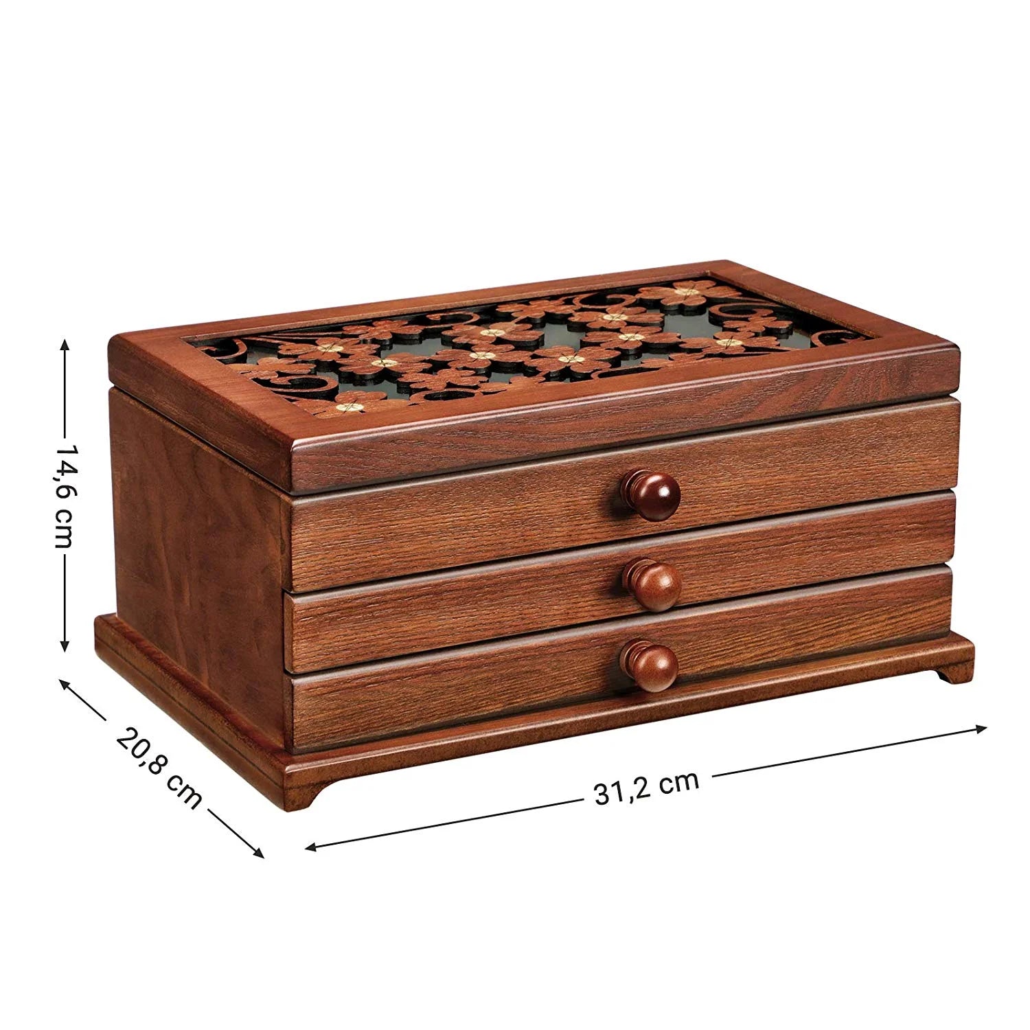 2024 Wooden Desktop Storage Drawers Cosmetics Organizer Box for Makeup Jewelry Tools Bedroom Items Carton Packing