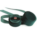 Hot Sale Vintage Round Velvet Jewelry Boxes Elegant Wedding Ring Container with Ribbon Perfect Packaging for Luxury Items