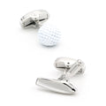 Fashion Custom Brass Sports Golf Shape Creative Cufflink for Men