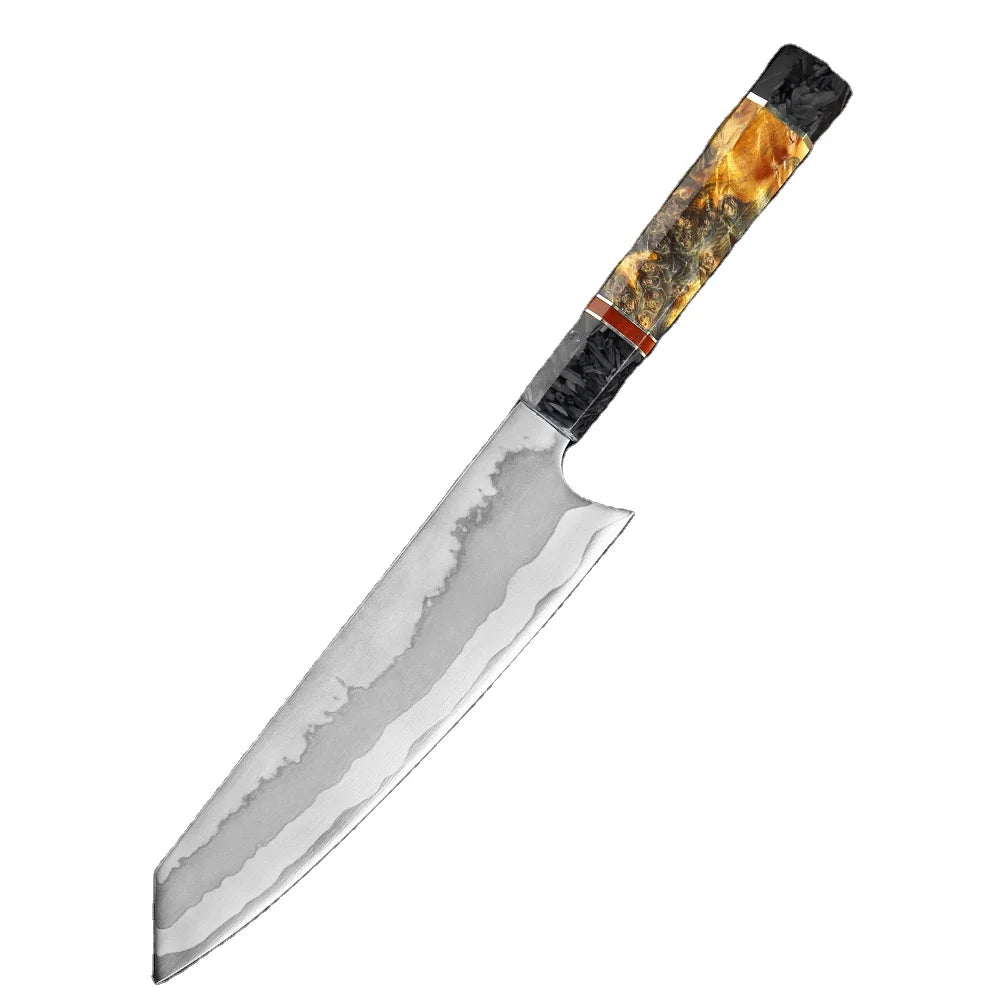 XITUO 8 Inch Kitchen Chef Knife 7 Layer Composite 440C Steel Professional Japanese Knife Cleaver Slicing Gyuto Octagonal Handle