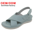 New Anti-slip Women's Fashionable and Generous Large Size Thick-soled Beach Sandals Wholesale Vintage Fashion Shoes Women