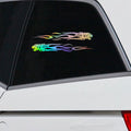 Flame Lion Car Sticker Window Motorcycle Vinyl Truck Door Bumper Wall Decal Gift Die Cut Decals Latop Window Glass