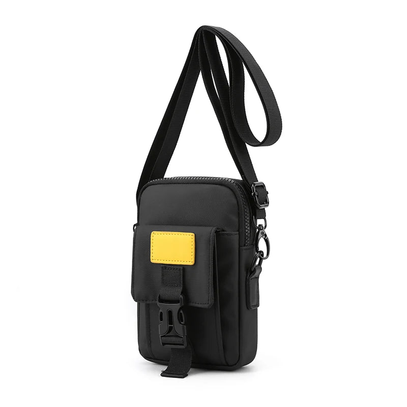 2026 Trendy Stylish Single Bag Men Custom Mini Phone Messenger Promotional Fancy Sling Bag Crossbody Chest Shoulder Bag for Men