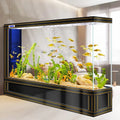 Customized Glass Fish Tank Stand with Three-Layer Multiple Tier Large Rimless Sided Filter System 500L-1000L Aquarium