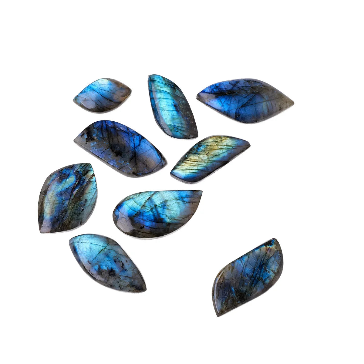 Wholesale Blue Moonstone Crystal Raw Stone Ore Specimen Labradorite for Home Decoration Ornaments