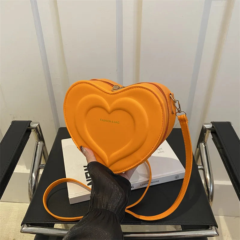 Impression 2025 Summer Fashion Versatile Sweet Love Bag Fashion Personality Cute Single Shoulder Crossbody Bag Trendy Bag