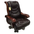 Hot Sale Modern PU Leather Heavy Duty Executive Office Chair Reception Chair with Adjustable Height Stainless Steel Wheels