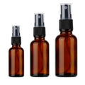 Amber Glass Spray Bottle 30ml 50ml 100ml Essential Oi Bottle with Plastic Atomizer Pump