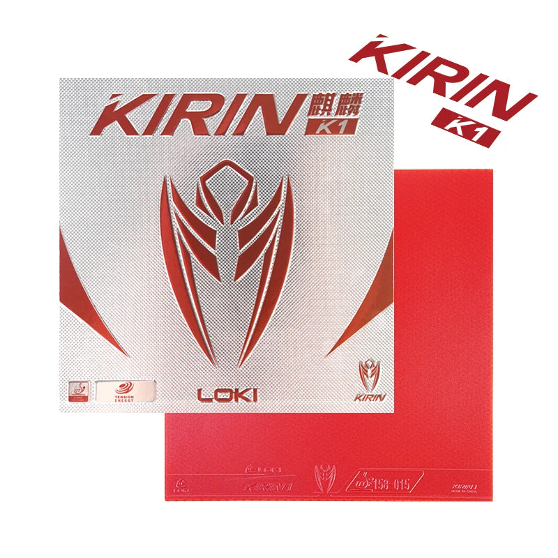 Loki K1 Non-Sticky Ping Pong Rubber Fast Attack Loop ITTF Approved Professional Table Tennis Racket Rubber