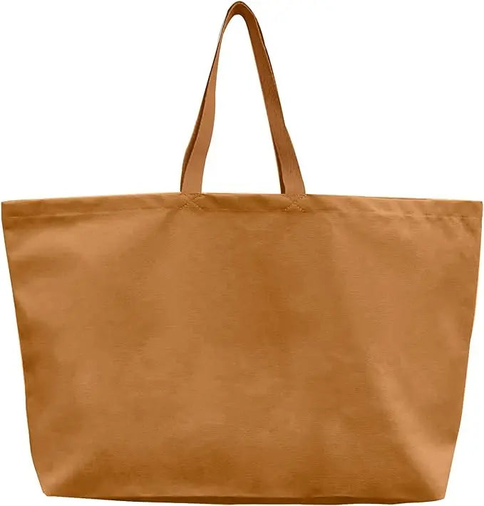 Hot Sale Custom Fashion Eco Friendly Canvas Tote Bag Large Capacity Recycle Cotton Custom Colors & Sizes