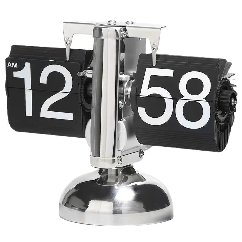 Flip Desk Clock Page Turning Clock Retro Flip Clock Automatic