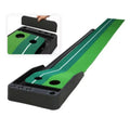 Factory Sales Indoor Golf Putting Green Portable Mat with Auto Ball Return Function Mini Golf Practice Training Aid  Golf Mat