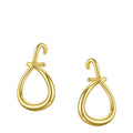 High Quality 18K Gold Plated Brass Jewelry Geometry Thick Line Earhooks Cuff Earrings for Women Accessories Earrings E201199