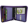 Modernqiu Custom A5  Sequin Cover Agenda Planner 3 Ring Binder Zipper Padfolio Folder Modernqiu Custom Zipper Filing