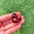 diy Natural Crystal Quartz Rubber Duck Healing Stone Carving Yellow Calcite Rubber Duck for Souvenirs Gift