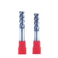 Titanium Aluminum Nitride-Coated Tungsten Carbide 4-Flute 55HRC Milling Cutter