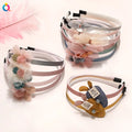 QIYUE Non-slip Headband Flower Rabbit Decoration Knot Bow Tie Hairband Kid Children