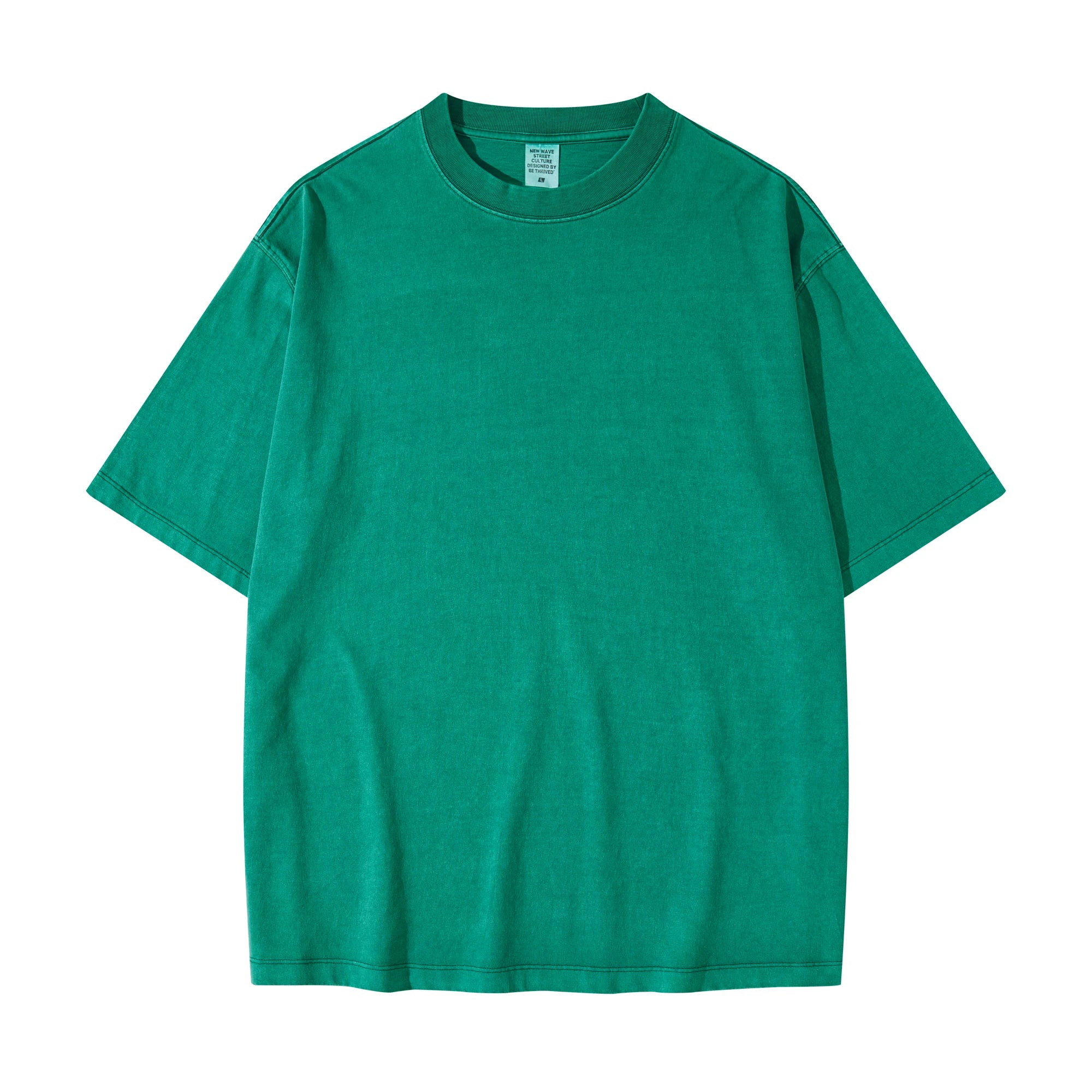 Oversized Dropped Shoulder O-Neck Men's Casual Tee Shirts Formal Eco-Friendly Heavy Weight T Shirts with Printed Design