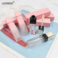 Low  Moq  8ML  Lip Gloss Container Empty Lipgloss Lipstick Packaging Tube Plastic Square Clear Lip Gloss Tubes With Wands