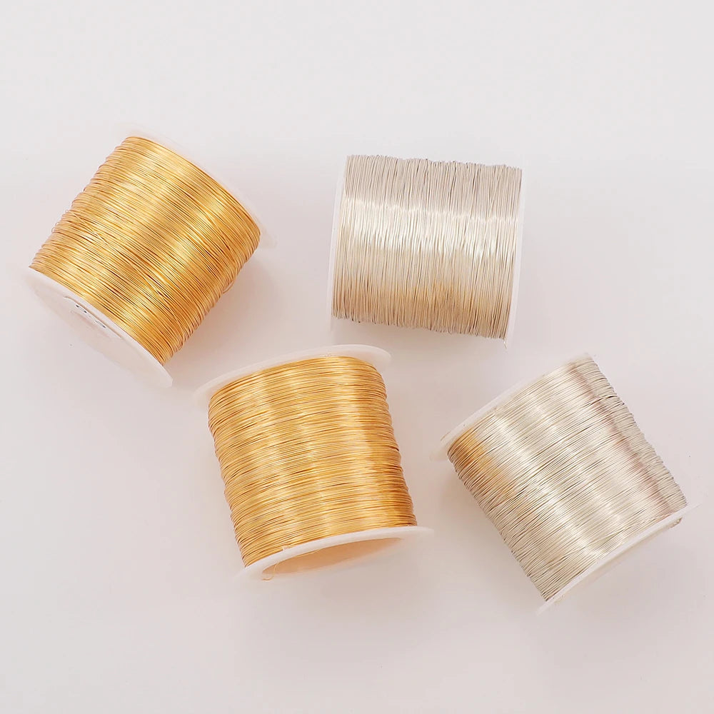 Copper Jewelry Pendant Simple Wire Chain KC Gold Heat Shrinkable Piece Material Copper Environmental Friendly 1 Roll