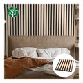 Modern 22mm Thick Eco-Friendly Wooden Slat Acoustic Wall Panels with Polyester Fiber for Home Office