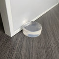 Transparent Door Stopper Silicone Acrylic Floor Wedge Door Rubber Bumper Stoppers