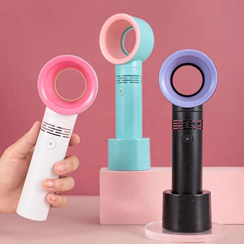 Bladeless Fan Air Conditioning Fast Drying Lash Extension Fan Portable Color USB Mini Lash Fan