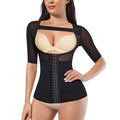 Women Shape Wear Breathable Long Sleeves Neoprene Waist Trainer Vest Back Support Slimming Tank Top Shapewear