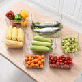 Large Capacity Square Refrigerator Customized Europe Home Kitchen Fridge Plastic Food Storage Box Containers