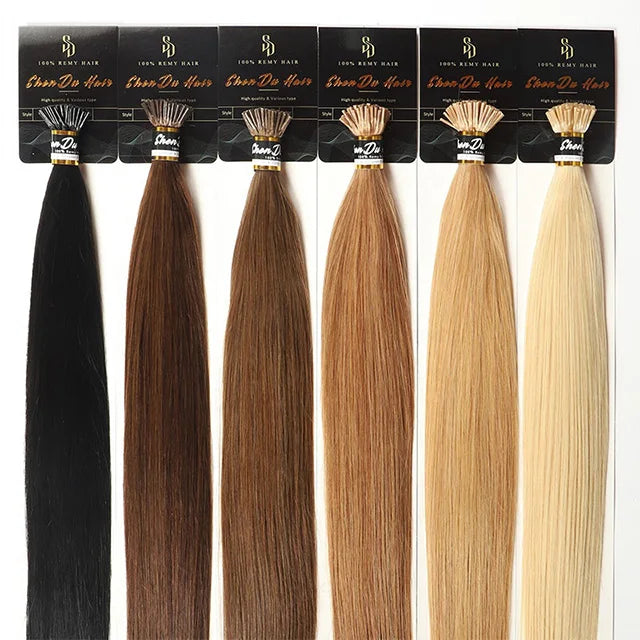 Natural Raw Vietnamese Keratin Human Itip Remy Hair Extension Hair Vendor Cuticle Aligned Virgin I Tip Hair Extensions Wholesale