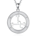 S925 Sterling Silver Lilith Sigil Religious Jewelry Pendant Necklace for Men or Women for Wedding or Party
