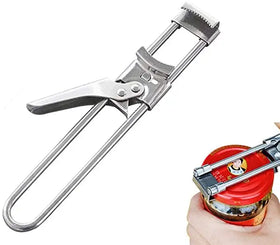 Ceasen Brand Custom Kitchen Adjustable Fit Lid Stainless Steel Metal Jar Effortless Patented Design Opener Opener Opener