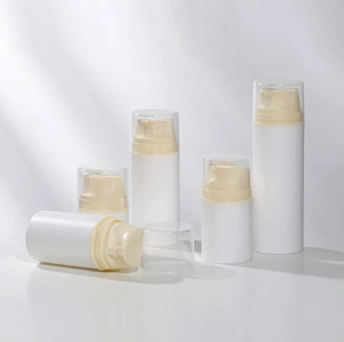 75ml White PP Plastic Airless Pump Bottle for Skincare Cosmetic Packaging Empty Face Cream Lotion Bottle Airless Pump Cosmetic
