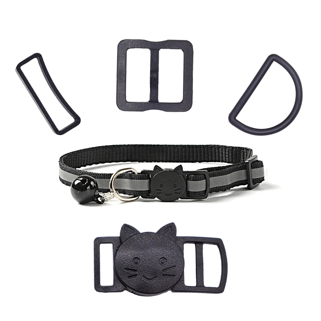 Cat Collars Complete Accessories Plastic Hardware Buckle Set